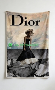Dior Throw Blankets